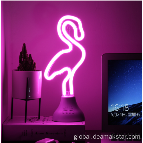 Smart Night Light USB Powered Bluetooth Speaker Neon Sign Light Manufactory